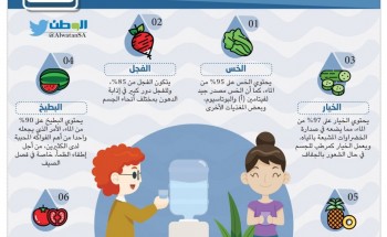 ستة أطعمة بديلة للماء