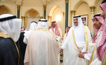 سمو أمير منطقة المدينة المنورة يستقبل المهنئين بعيد الفطر المبارك