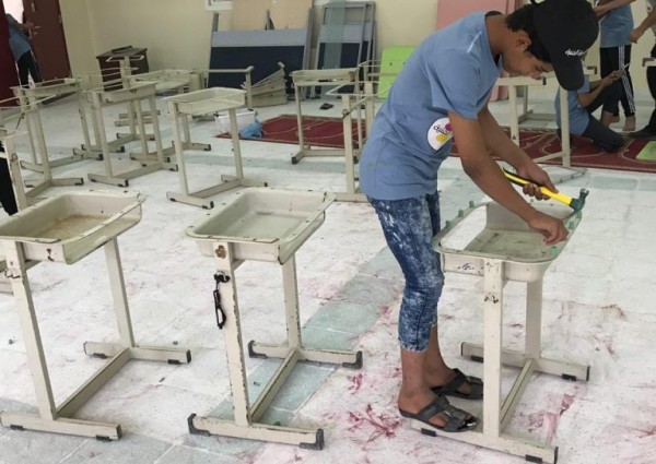 متوسطة الوليد بن عقبة بالمدينة تقيم مشروعا للحفاظ على الممتلكات